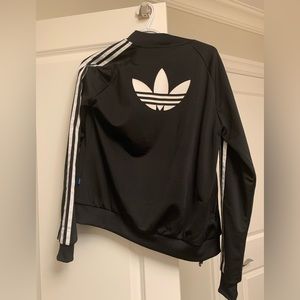 Adidas 3 stripe women’s zip up